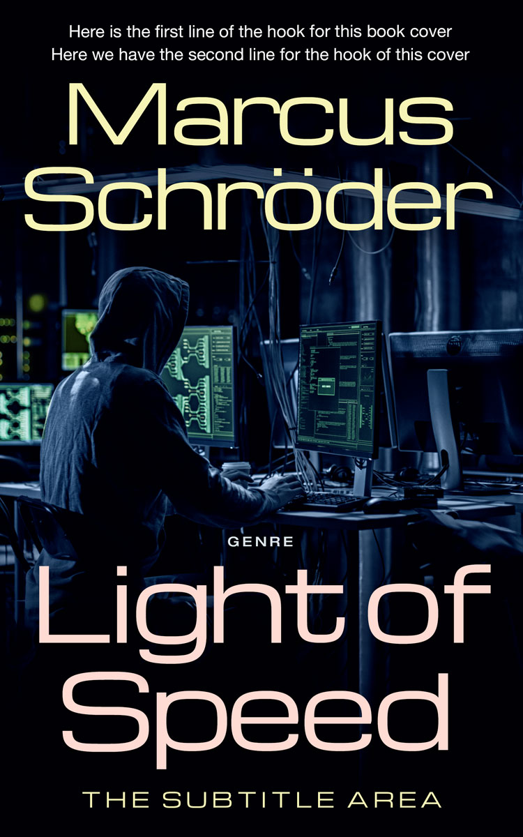 2D view of Premade Mystery & Thriller & Suspense Book Cover - Ebony