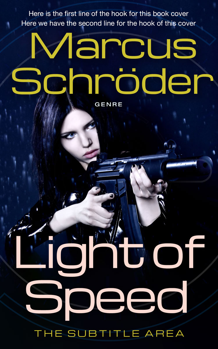 2D view of Premade Mystery & Thriller & Suspense Book Cover - Sapling