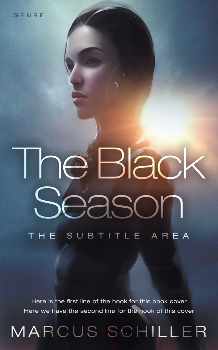 2D view of Premade Science Fiction Book Cover - Tuna