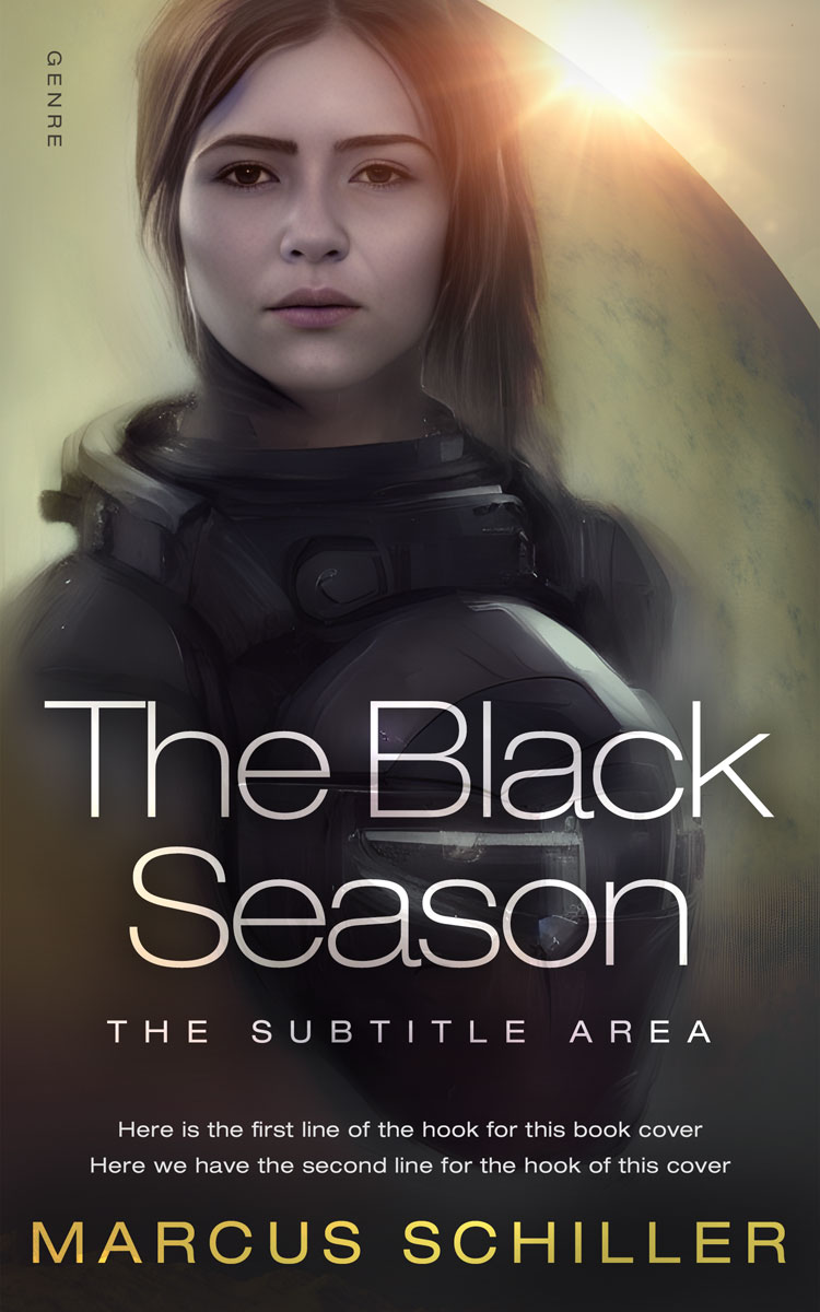 2D view of Premade Science Fiction Book Cover - Thunder