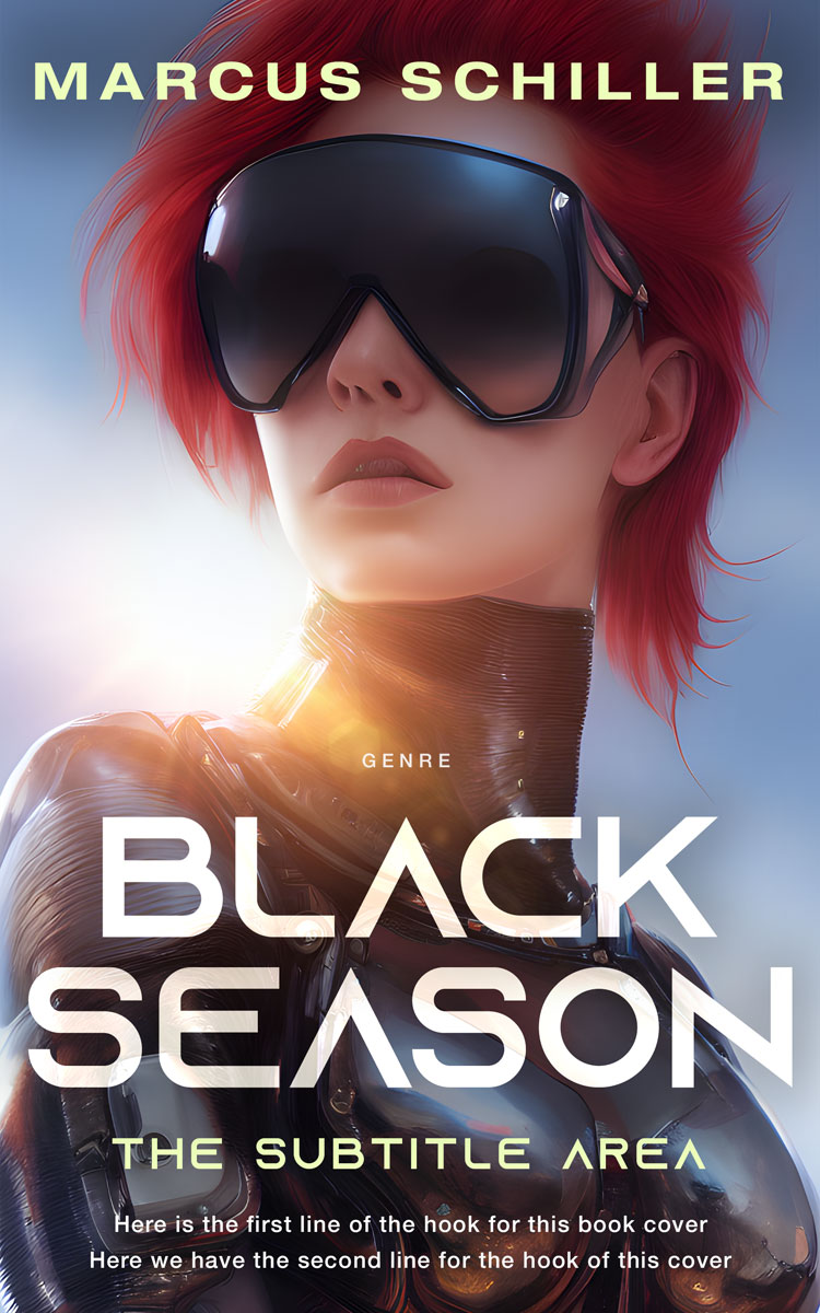 2D view of Premade Science Fiction Book Cover - Woody Brown