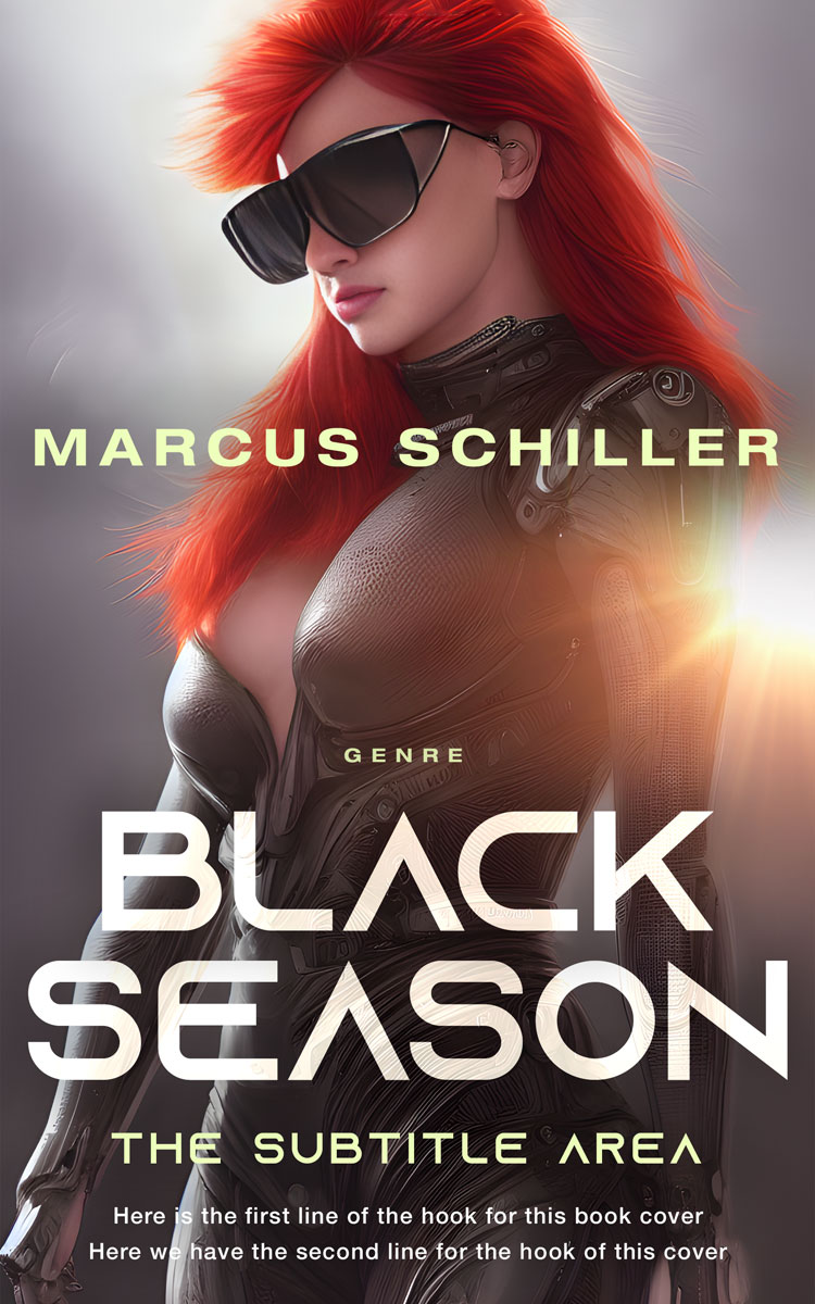 2D view of Premade Science Fiction Book Cover - Woody Brown