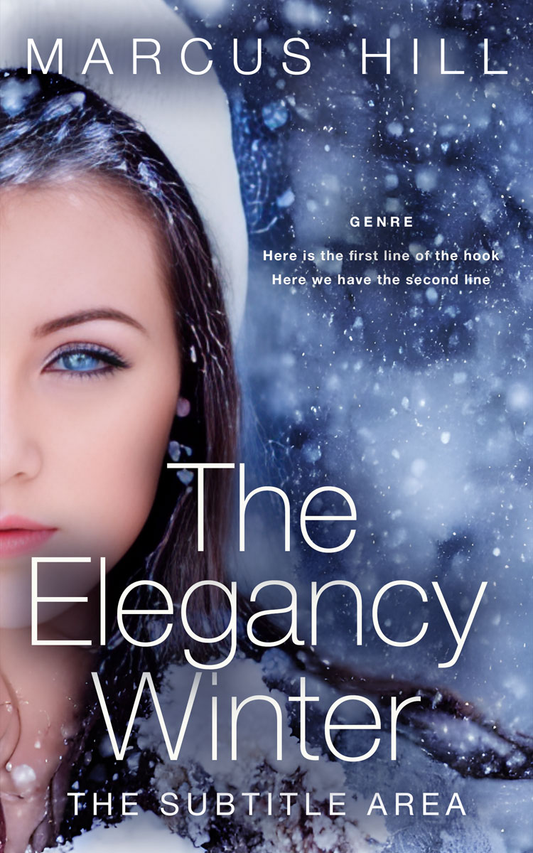 2D view of Premade Romance Book Cover - Blue Bayoux