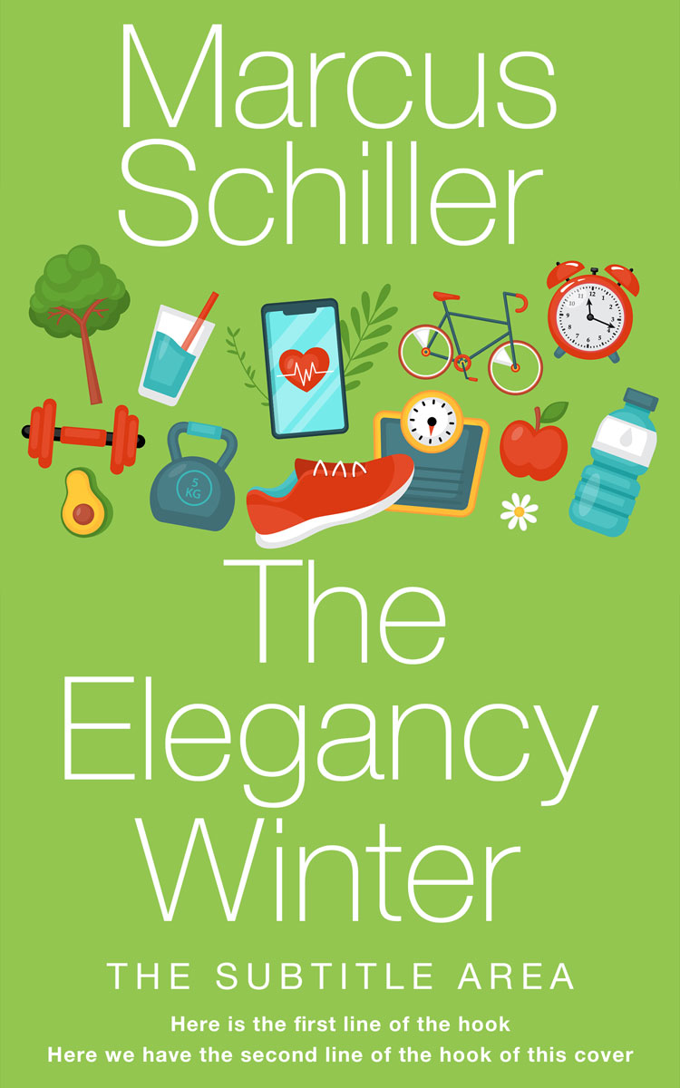 2D view of Premade Sports & Fitness Book Cover - Sushi