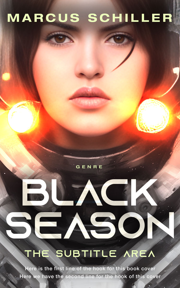 2D view of Premade Science Fiction Book Cover - Cashmere