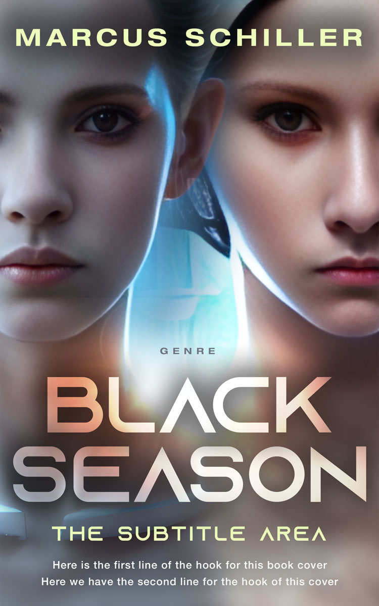 2D view of Premade Science Fiction Book Cover - Scorpion