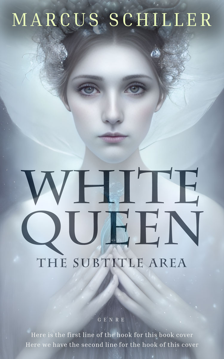 2D view of Premade Fantasy Book Cover - Heather