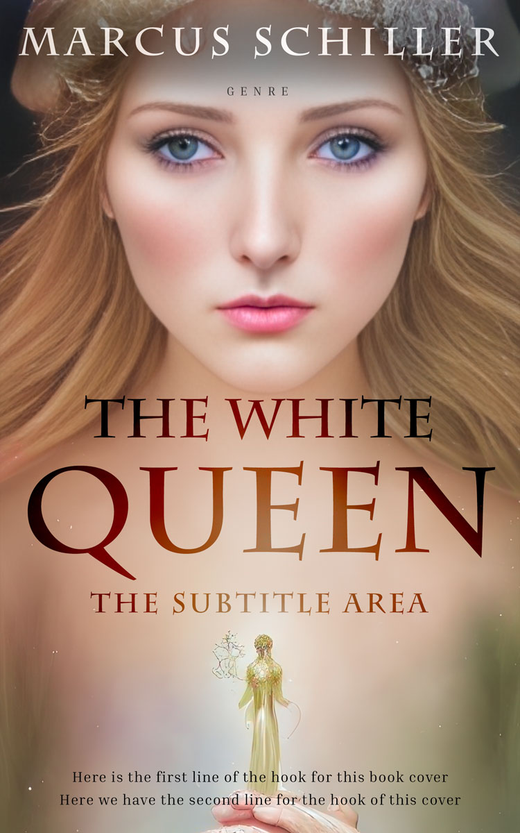 2D view of Premade Fantasy Book Cover - Sandal