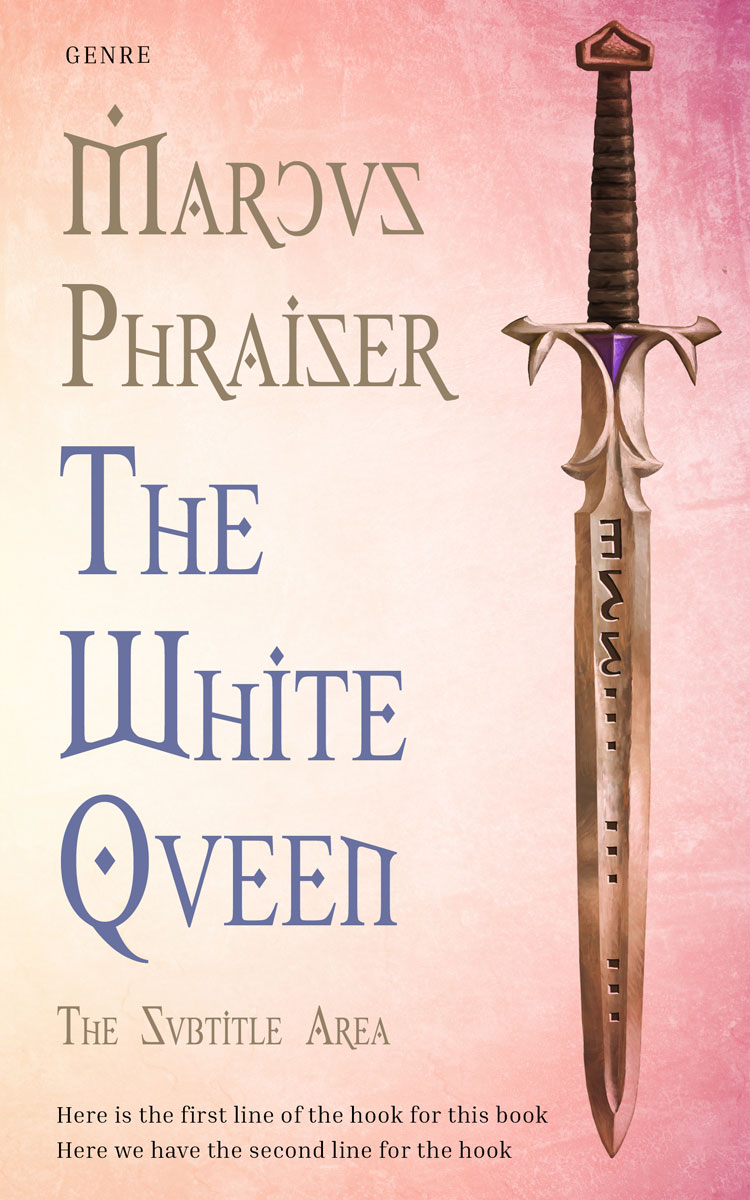 2D view of Premade Fantasy Book Cover - Givry