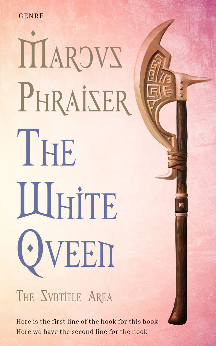 2D view of Premade Historical Book Cover - Champagne