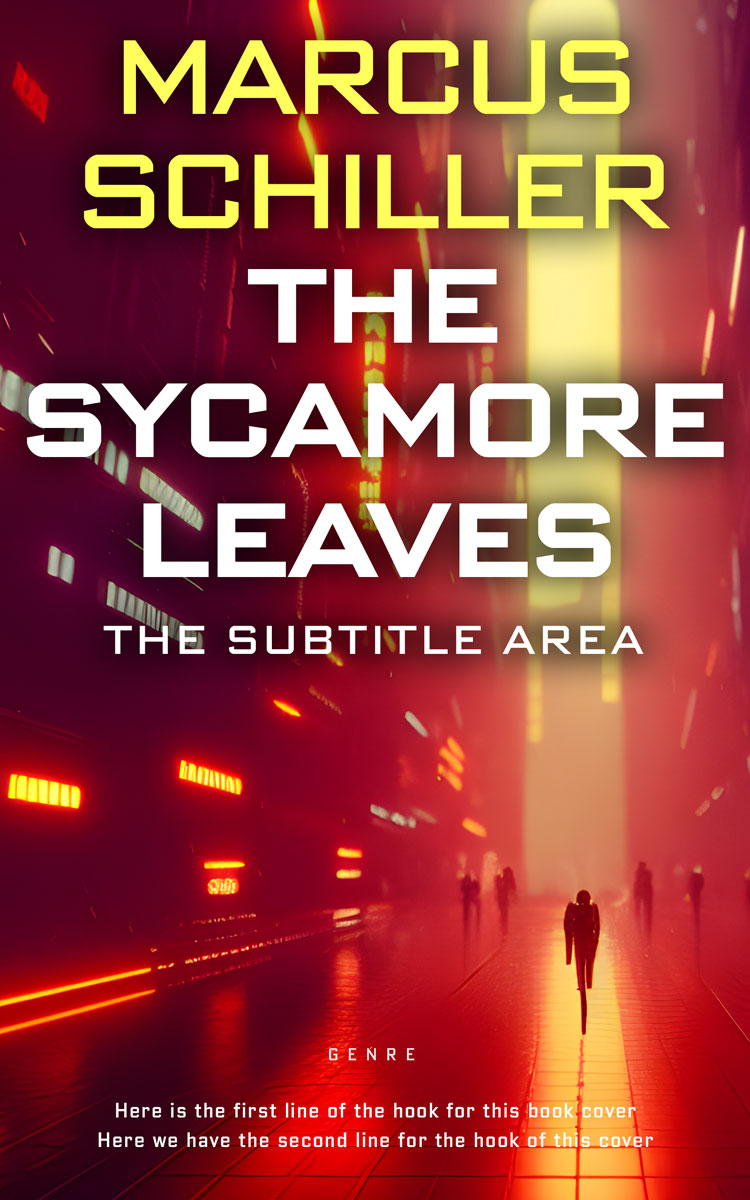 2D view of Premade Apocalyptica Book Cover - Merlot