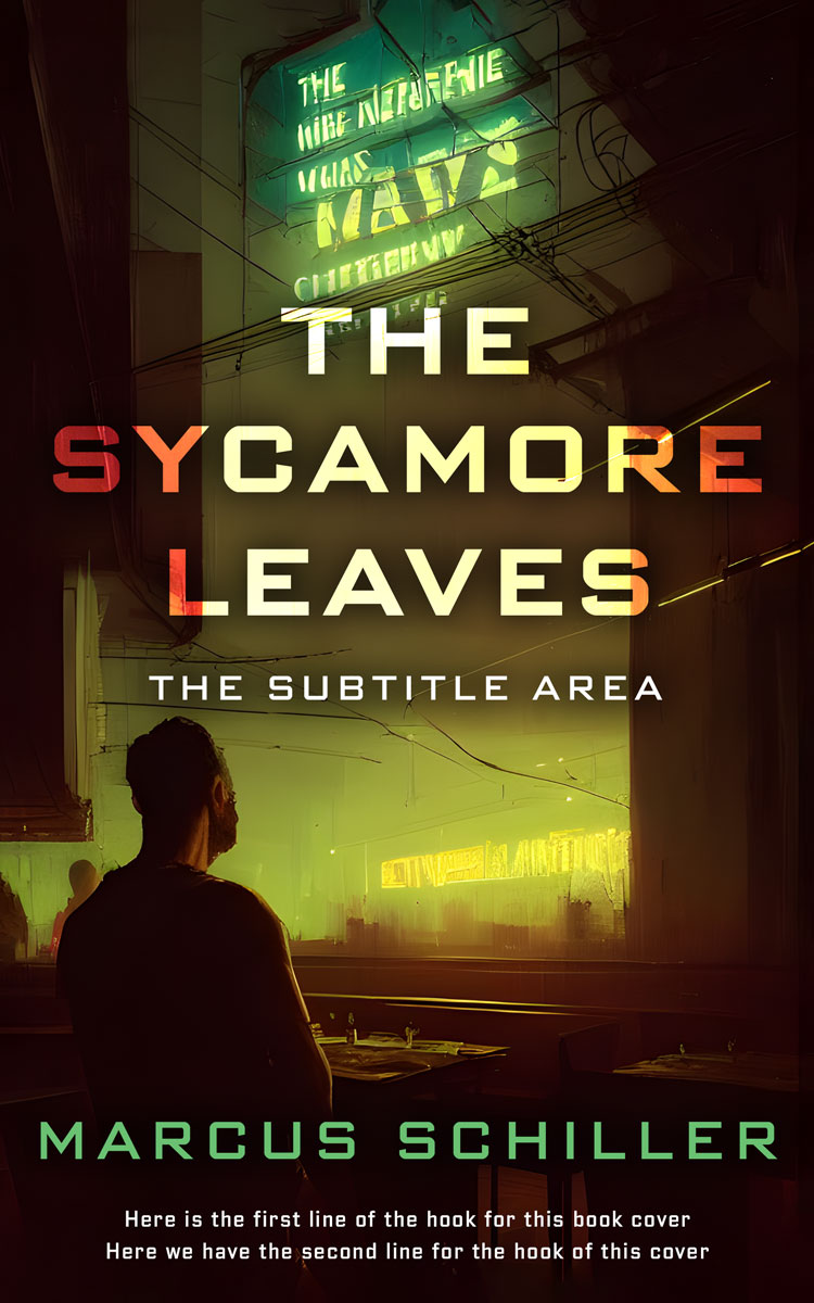 2D view of Premade Apocalyptica Book Cover - Coffee Bean