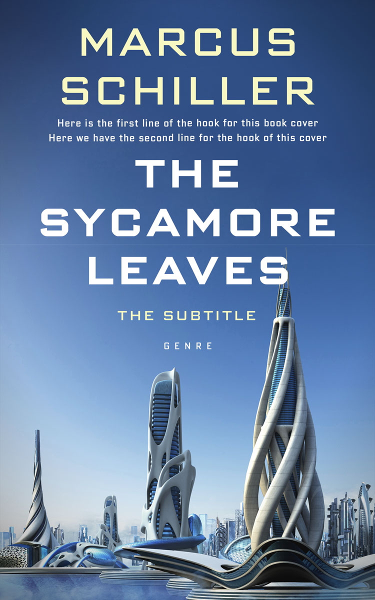 2D view of Premade Science Fiction Book Cover - Kashmir Blue