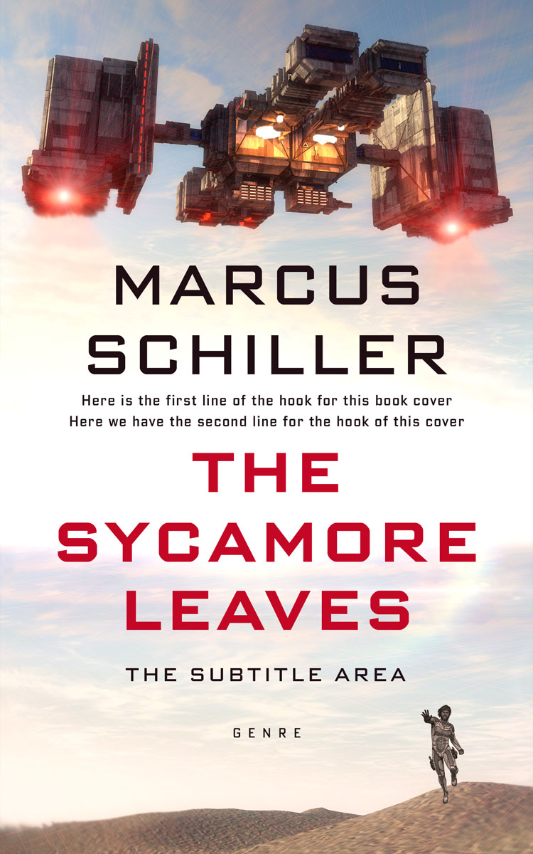 2D view of Premade Science Fiction Book Cover - Pearl Bush