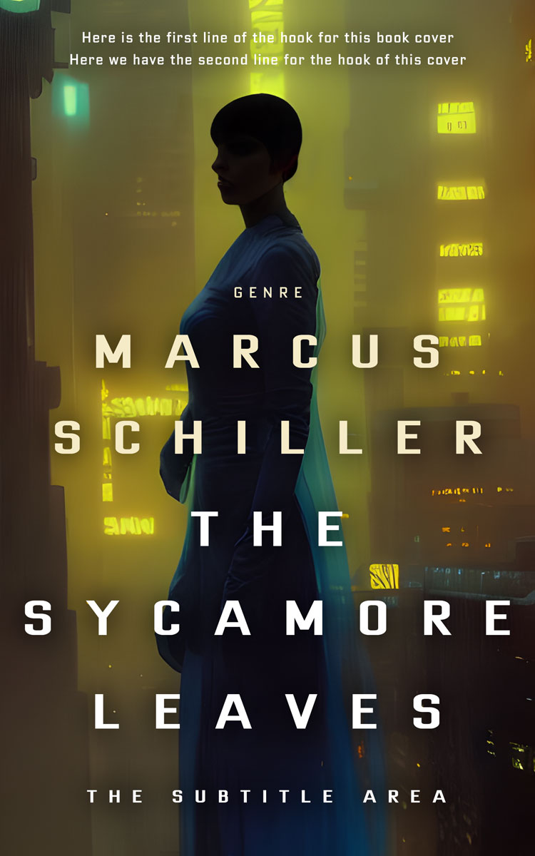 2D view of Premade Science Fiction Book Cover - Birch