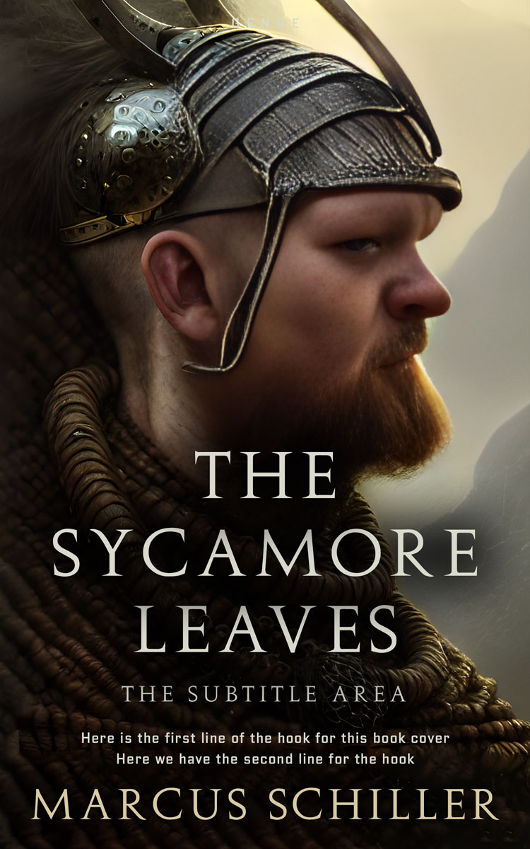 2D view of Premade Historical Book Cover - Bison Hide