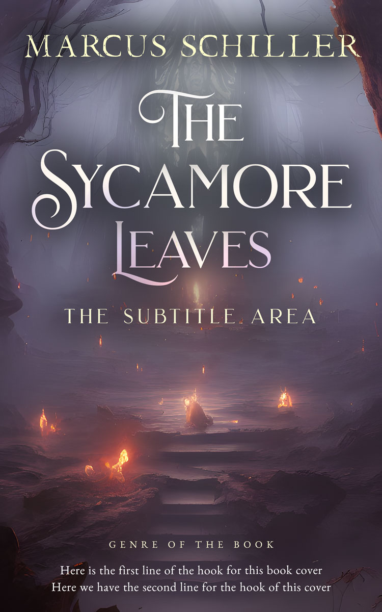 2D view of Premade Fantasy Book Cover - Mortar