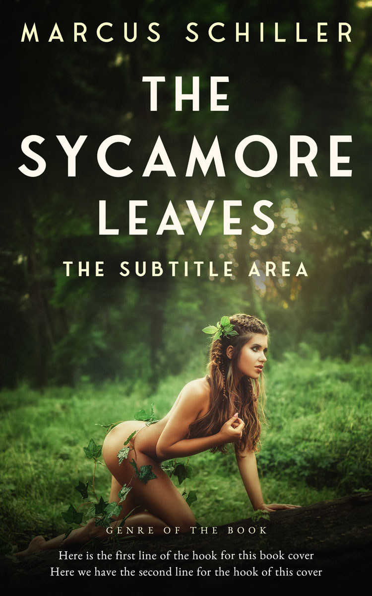 2D view of Premade Erotica Book Cover - Green Kelp