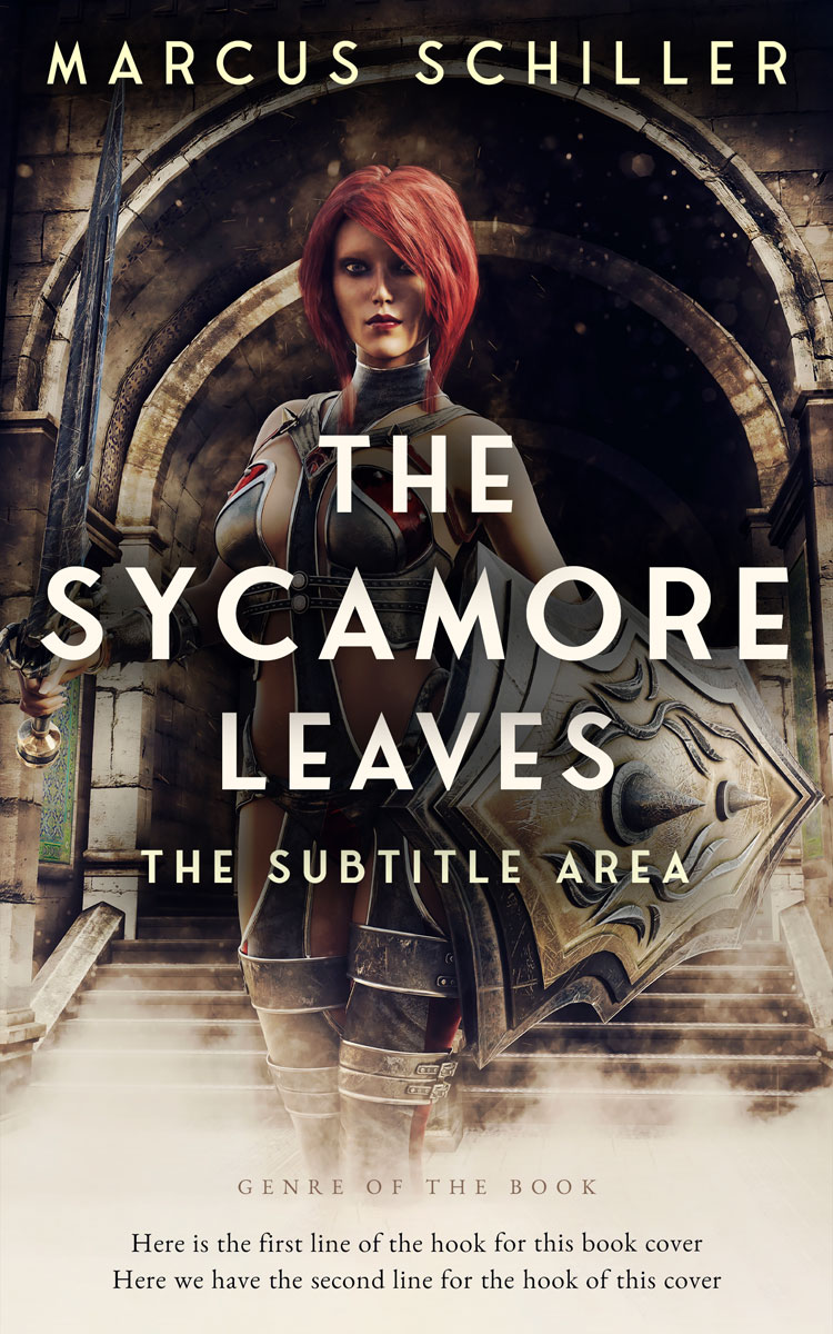 2D view of Premade Fantasy Book Cover - Wafer