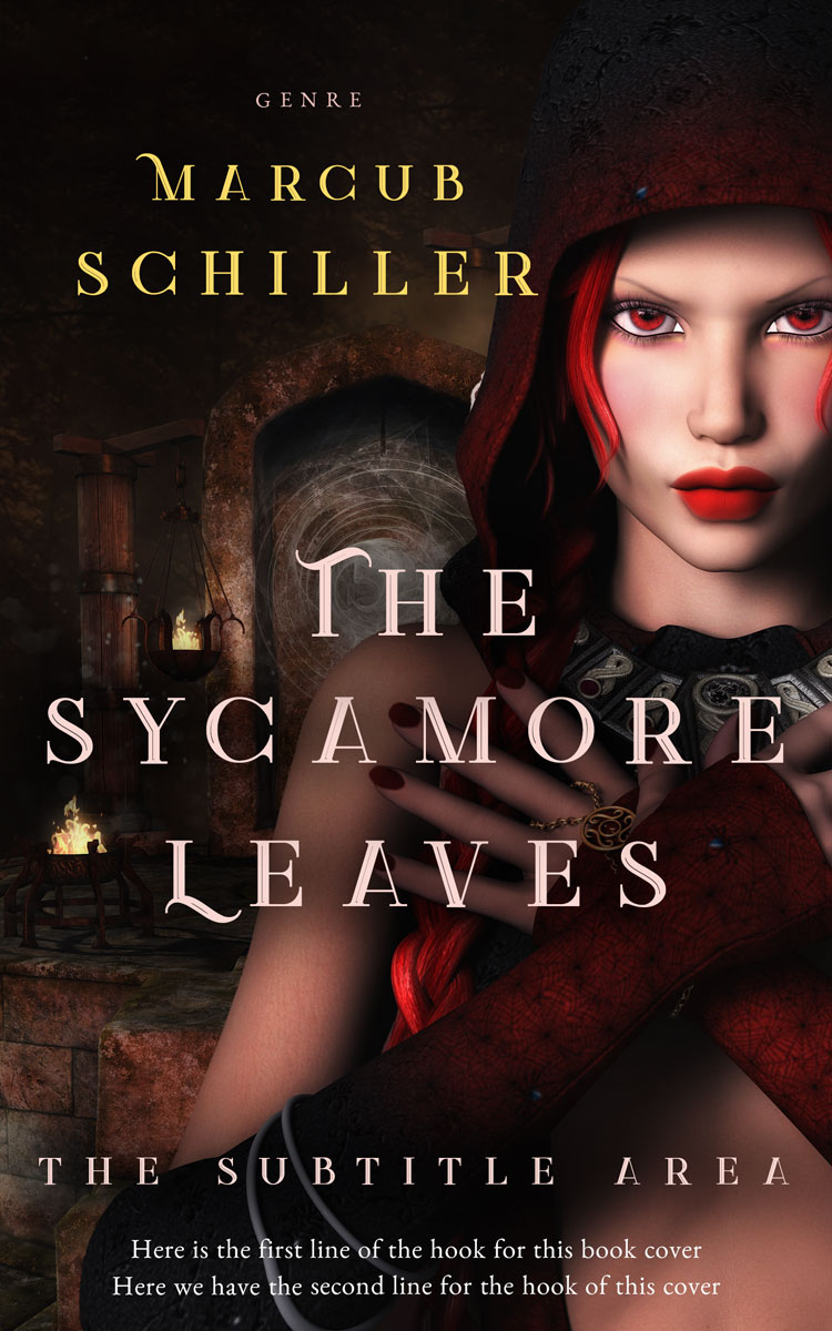 2D view of Premade Fantasy Book Cover - Gondola