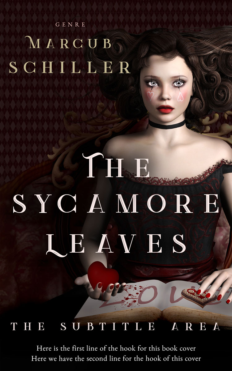 2D view of Premade Fantasy Book Cover - Night Rider