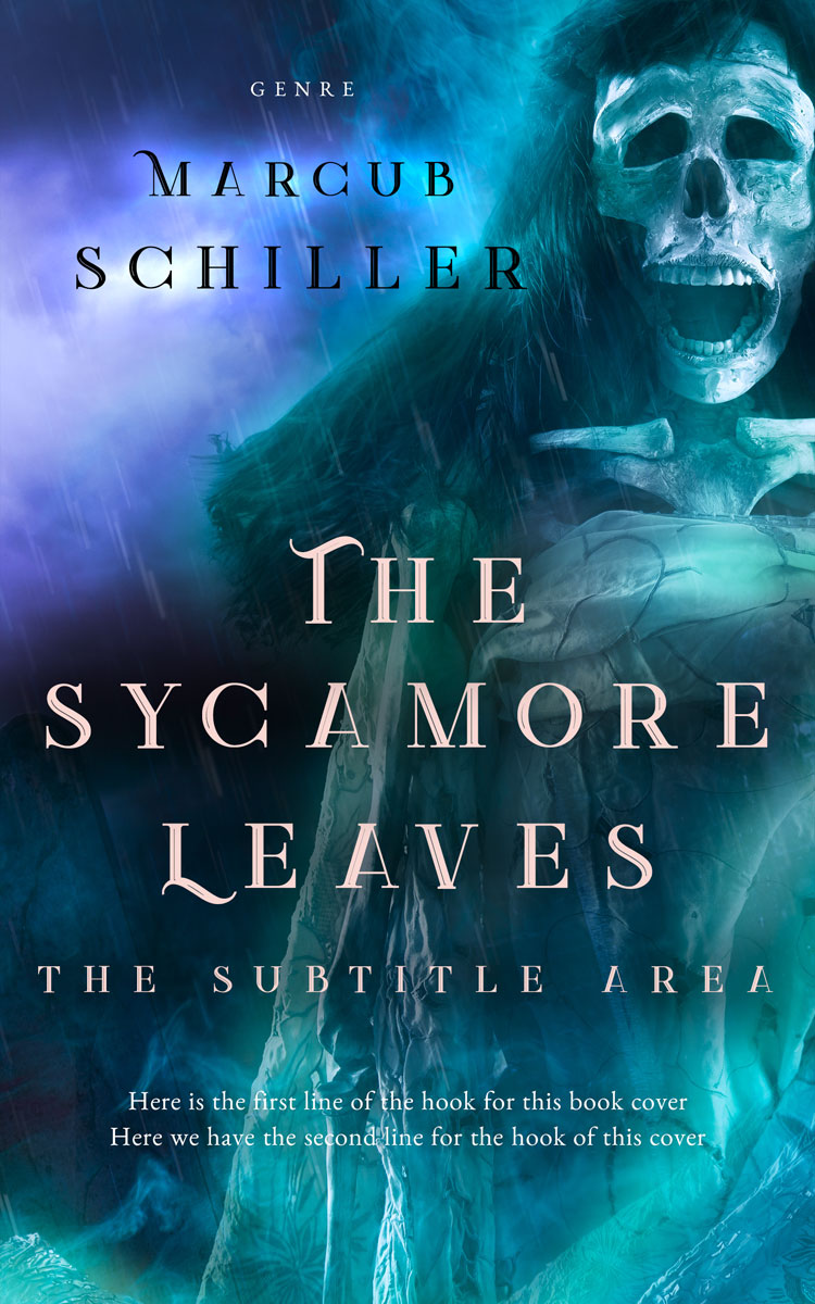 2D view of Premade Horror Book Cover - Eden