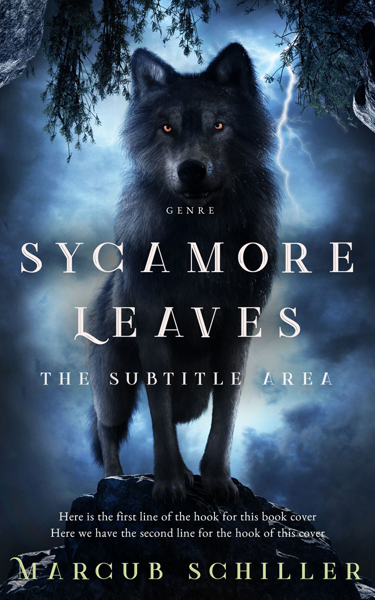 2D view of Premade Horror Book Cover - Mirage