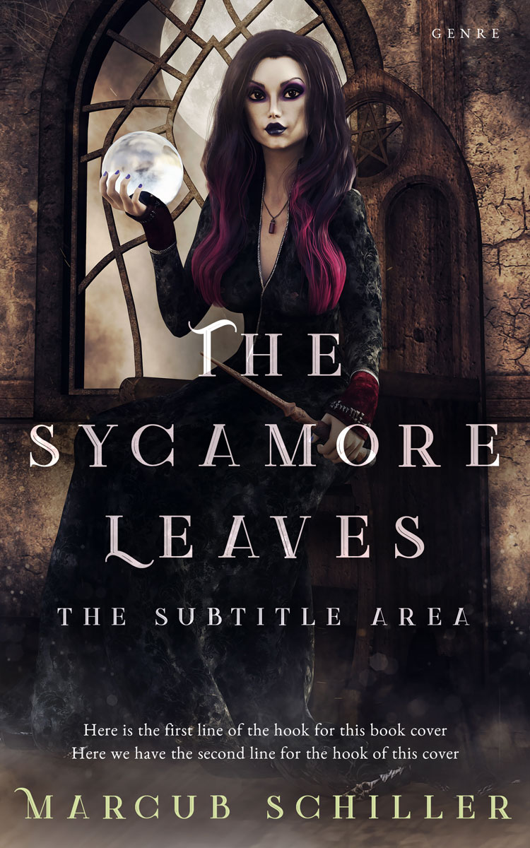 2D view of Premade Horror Book Cover - Thunder