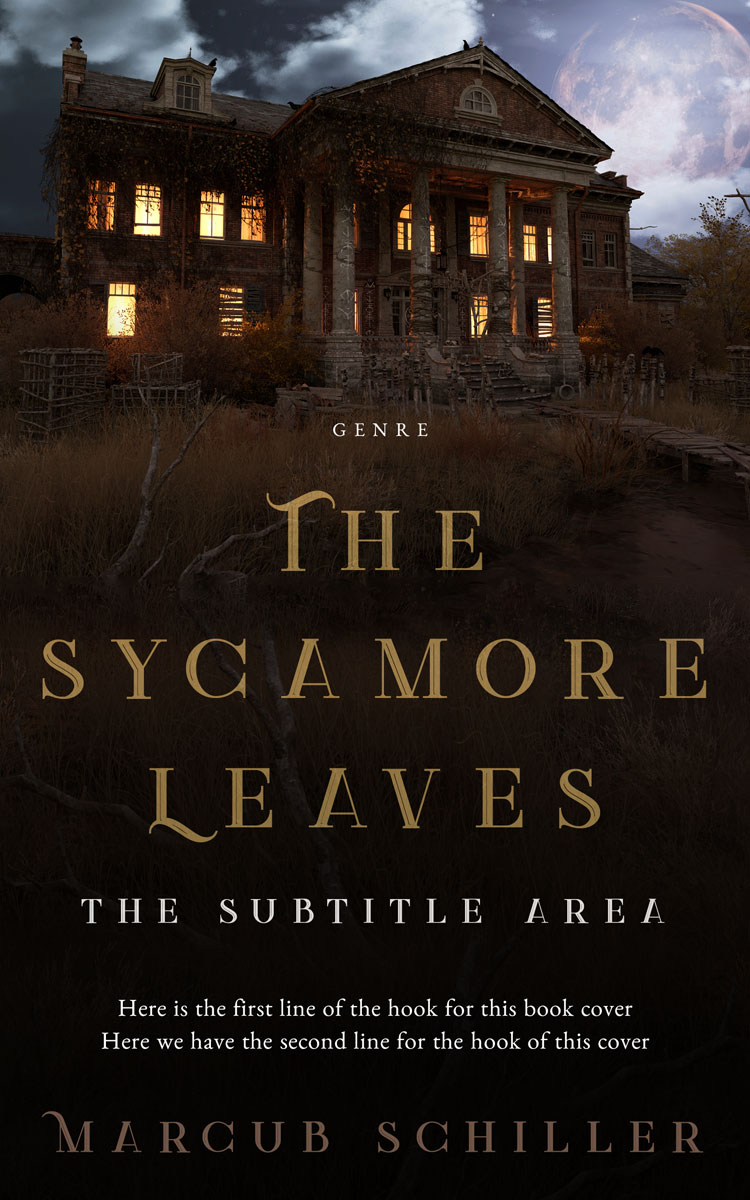 2D view of Premade Horror Book Cover - Night Rider