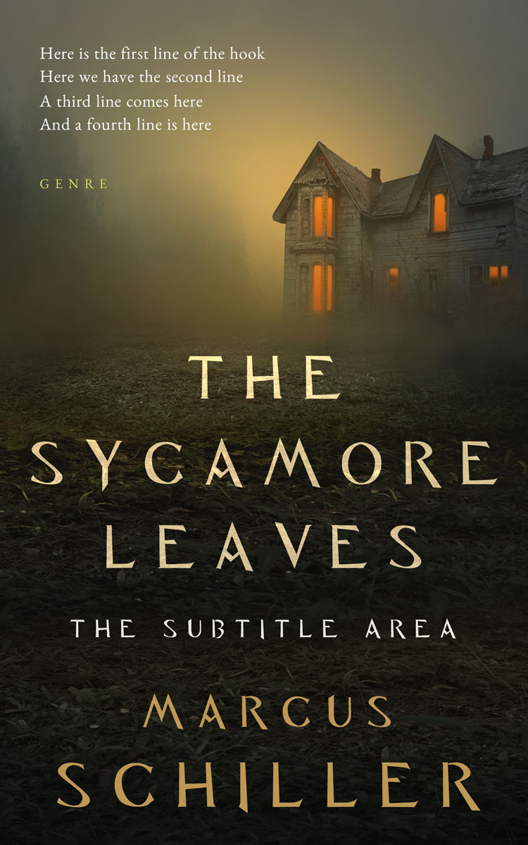 2D view of Premade Horror Book Cover - Zeus