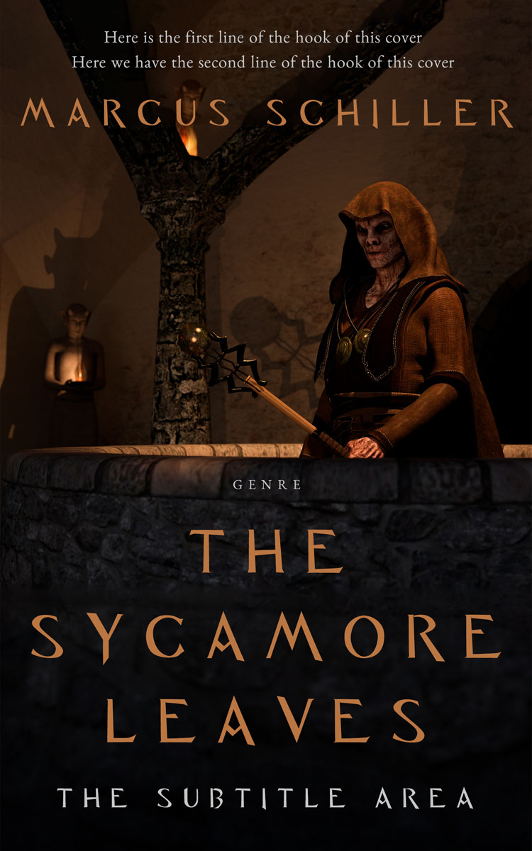 2D view of Premade Fantasy Book Cover - Night Rider