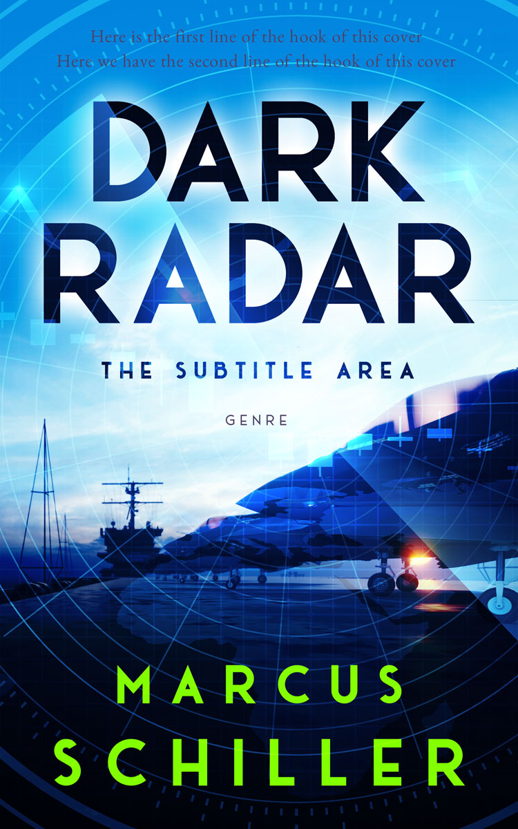 2D view of Premade Action & Adventure Book Cover - Deep Cove