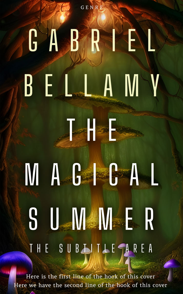 2D view of Premade Fantasy Book Cover - Onion