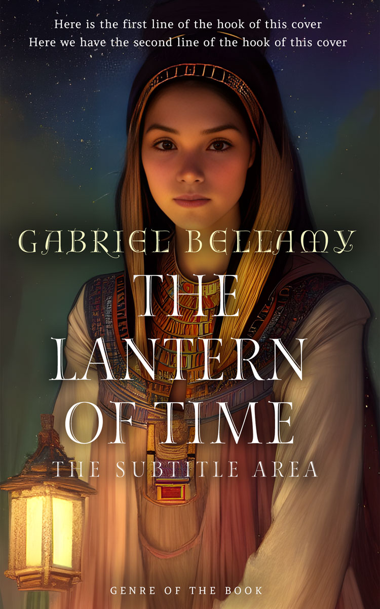 2D view of Premade Historical Book Cover - Cocoa Brown