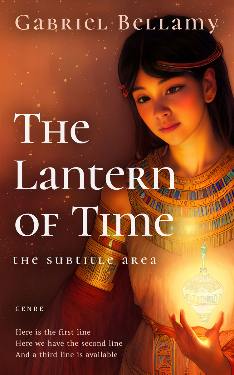 2D view of Premade Teen & Young Adult Book Cover - Brown Derby