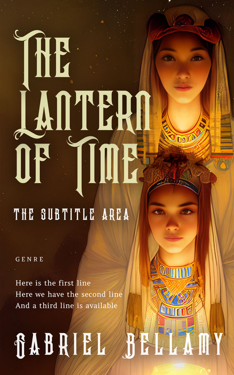 2D view of Premade Historical Book Cover - Apache