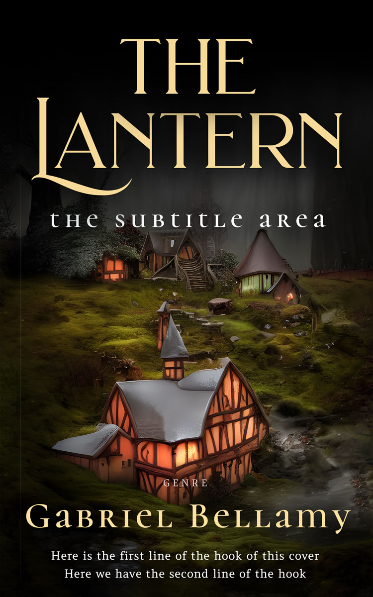 2D view of Oil #25871 - Premade Fantasy Book Cover