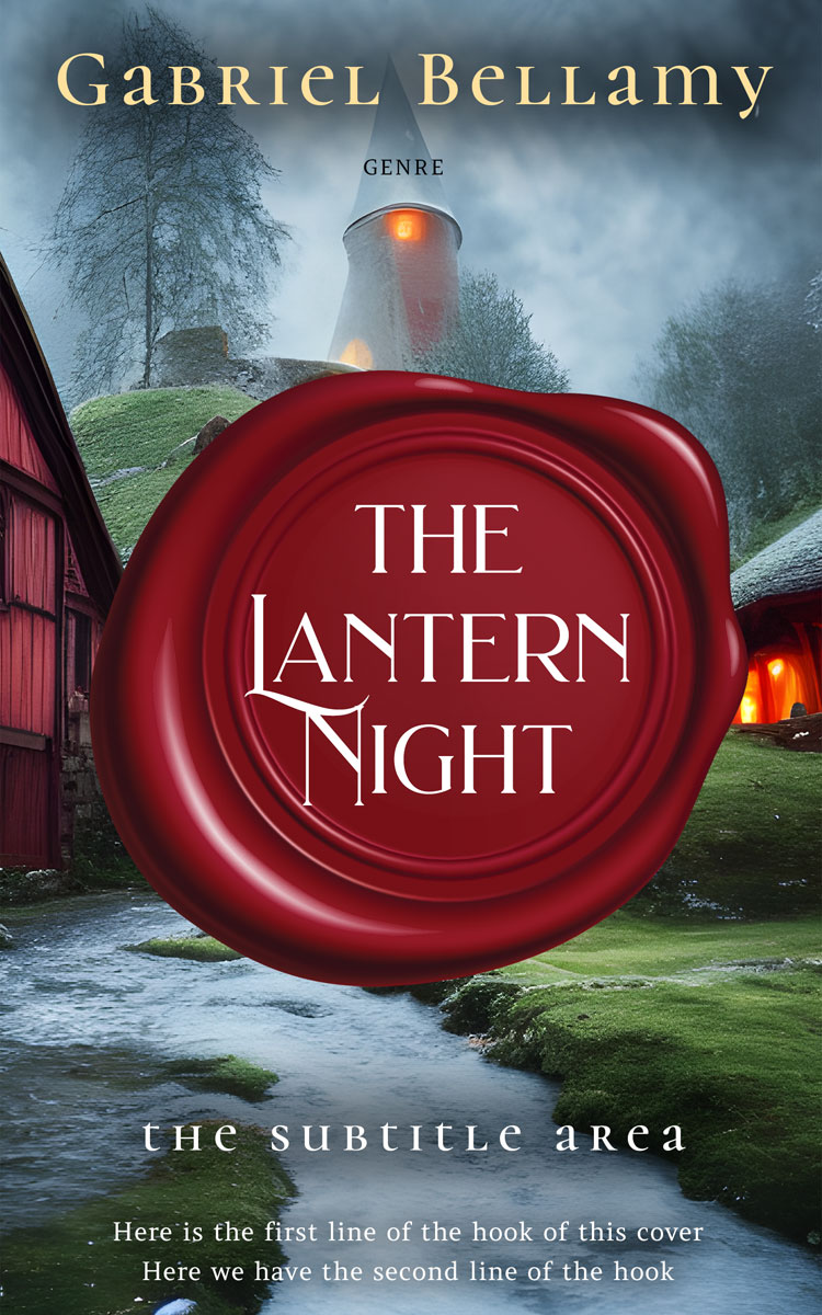 2D view of Premade Fantasy Book Cover - Matterhorn