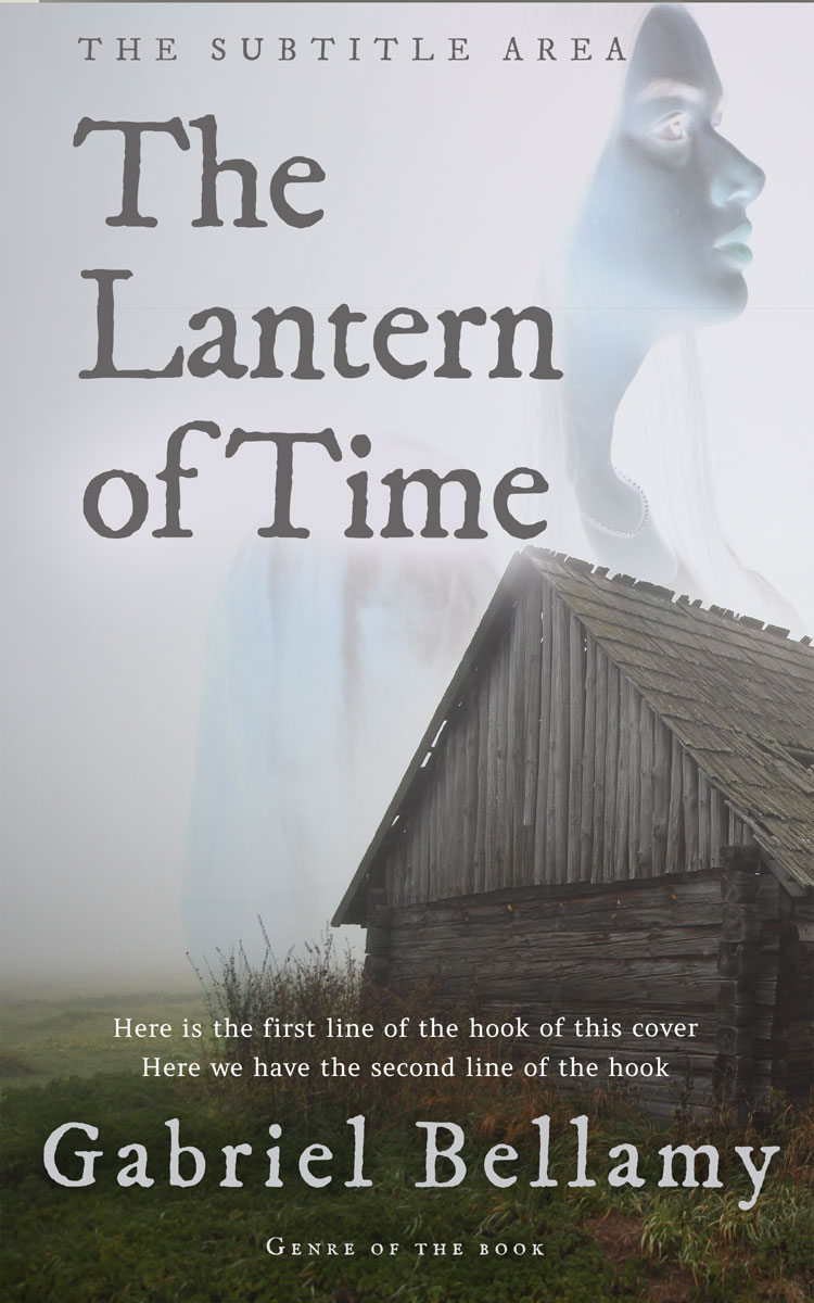 2D view of Premade Horror Book Cover - Iron