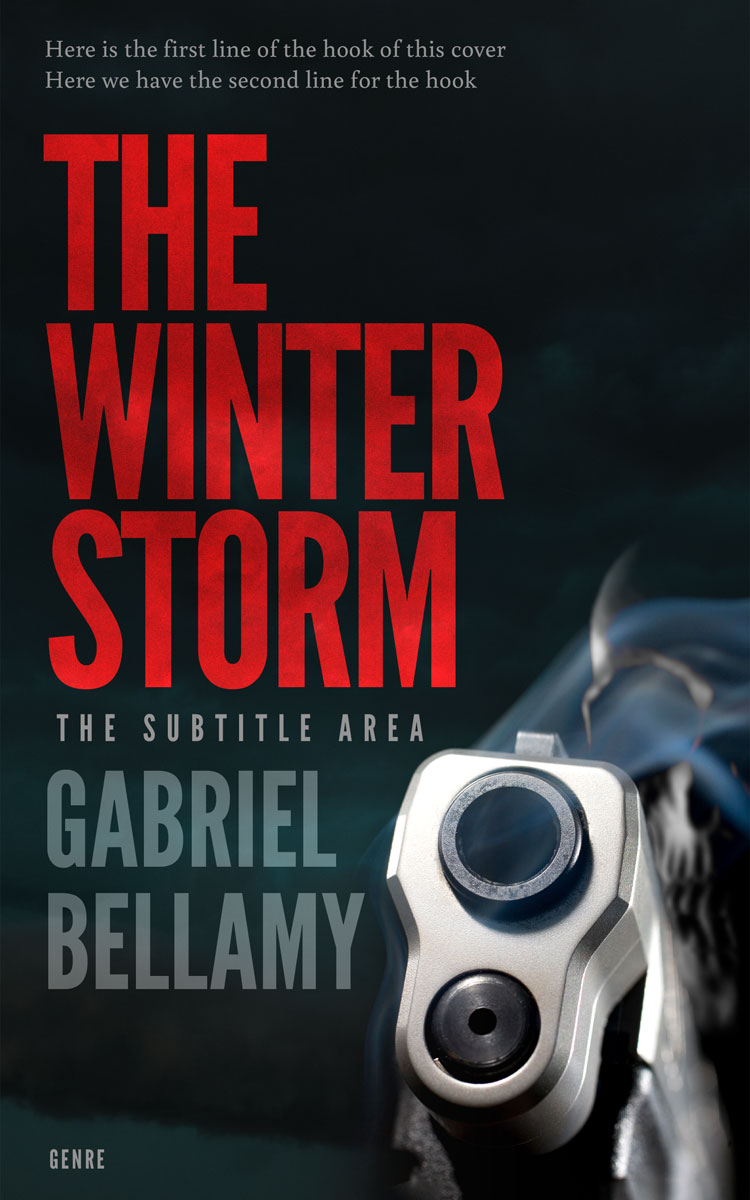 2D view of Premade Mystery & Thriller & Suspense Book Cover - Chestnut