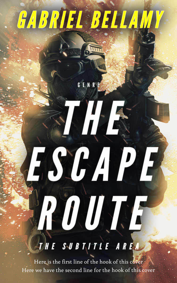 2D view of Premade Mystery & Thriller & Suspense Book Cover - Zombie