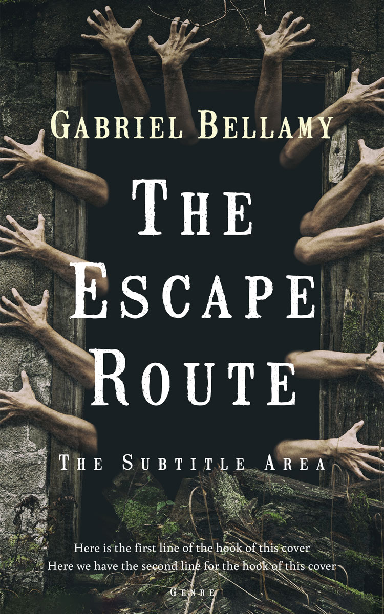 2D view of Premade Horror Book Cover - Heavy Metal