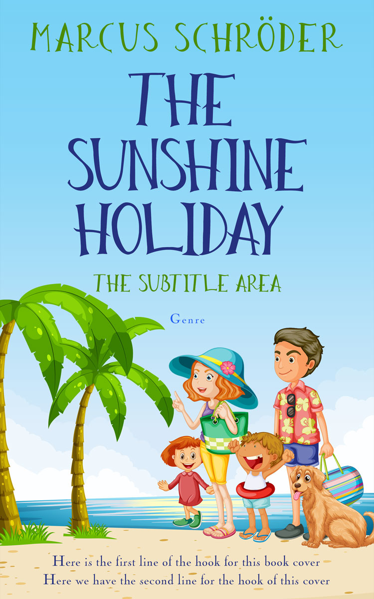 2D view of Premade Travel Book Cover - Jordy Blue