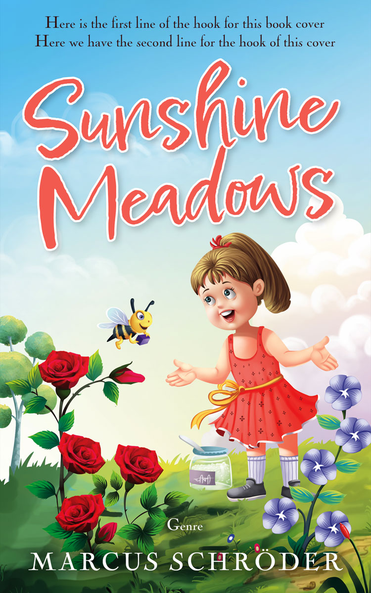 2D view of Premade Children's Book Cover - Nebula