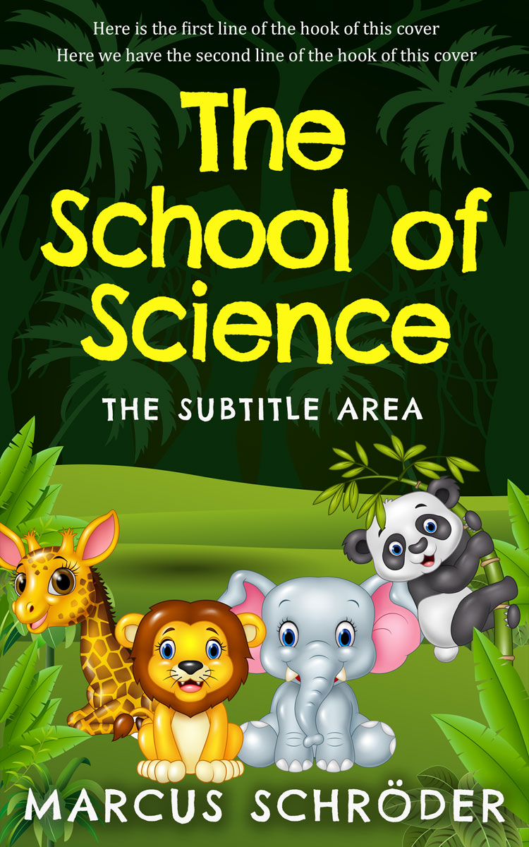 2D view of Premade Children's Book Cover - Chenin