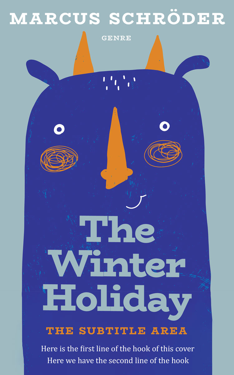 2D view of Premade Children's Book Cover - Chambray