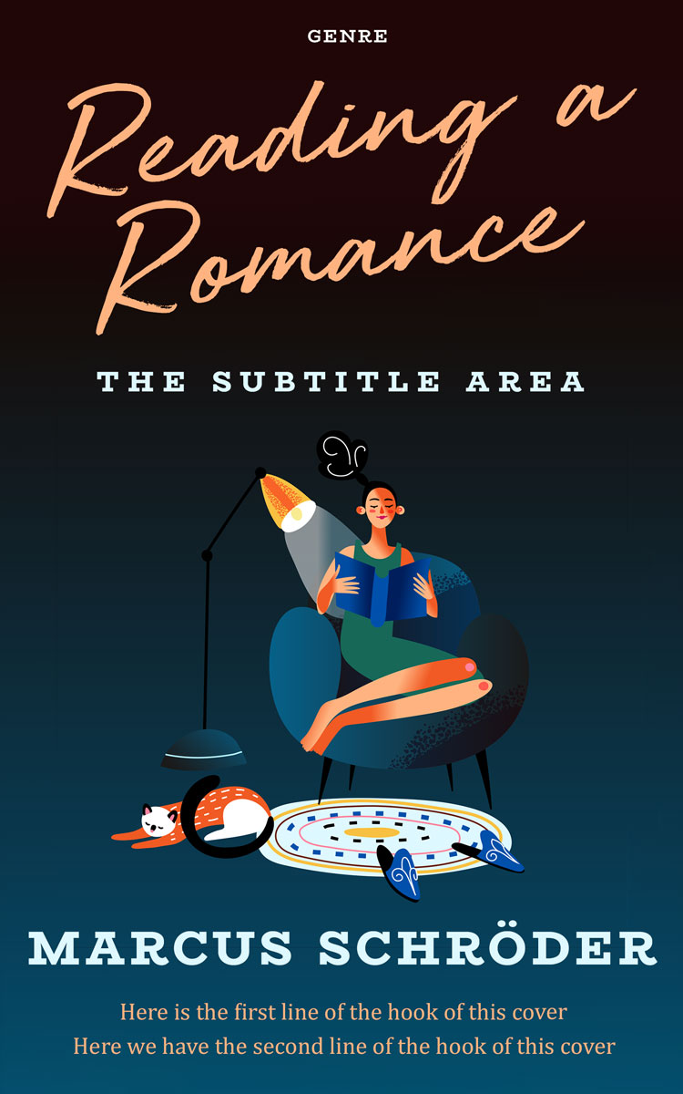 2D view of Premade Chick Lit Book Cover - Big Stone