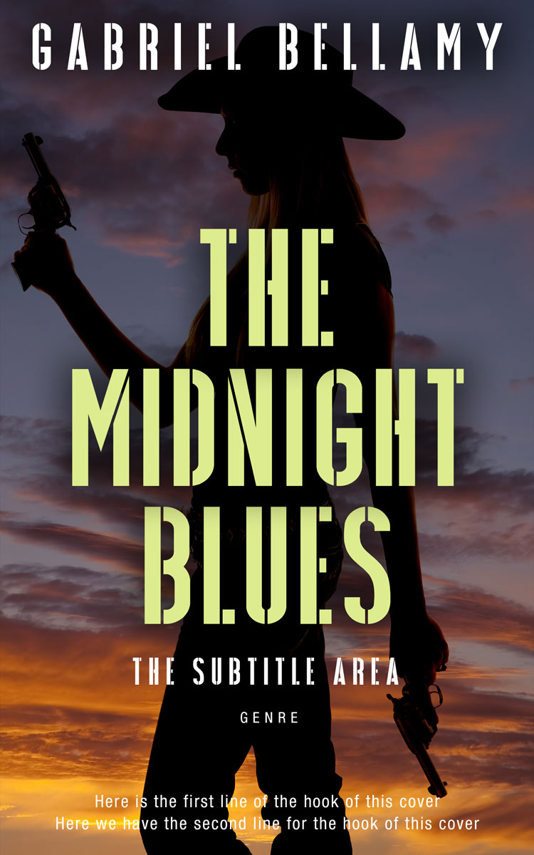 2D view of Premade Action & Adventure Book Cover - Thunder