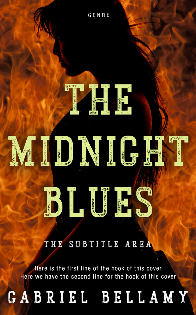 2D view of Premade Surreal Book Cover - Copper