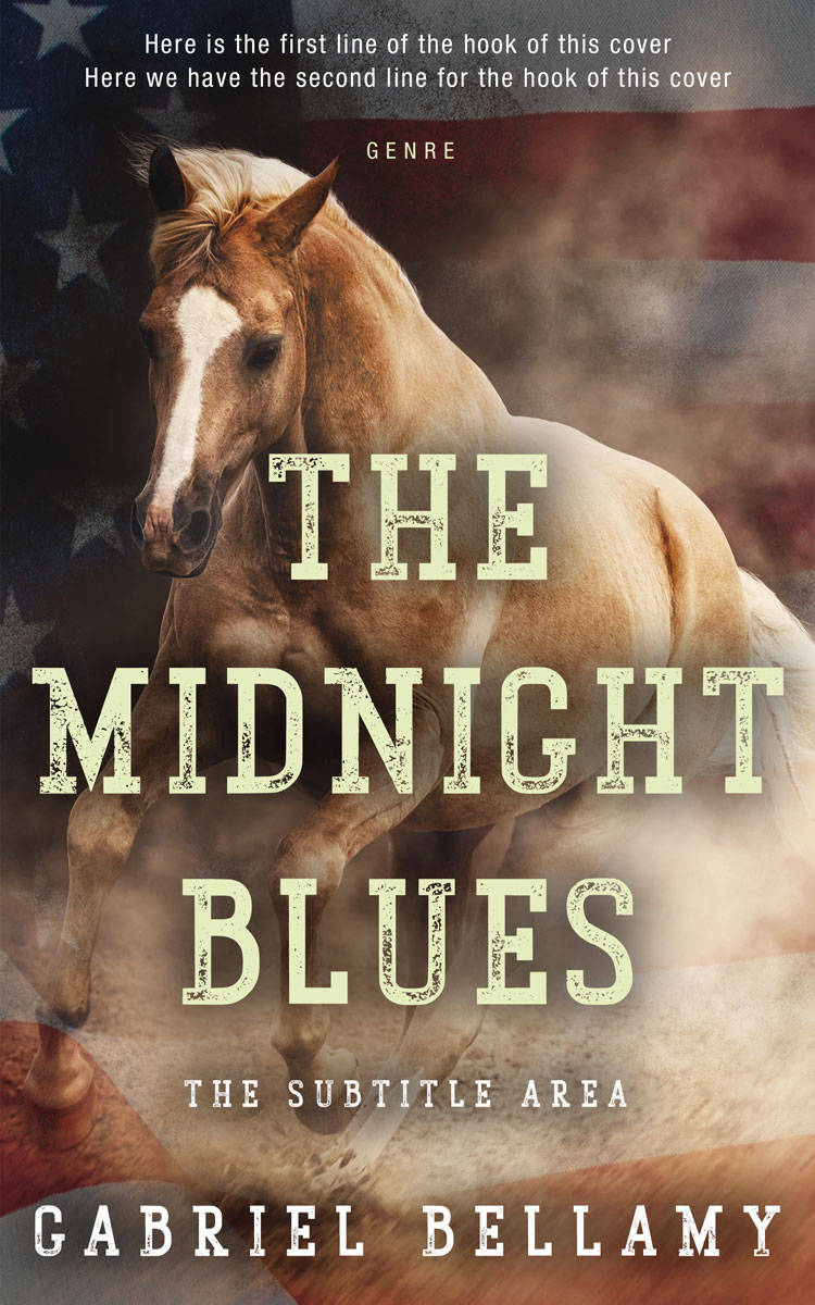 2D view of Premade Western Book Cover - Roman Coffee